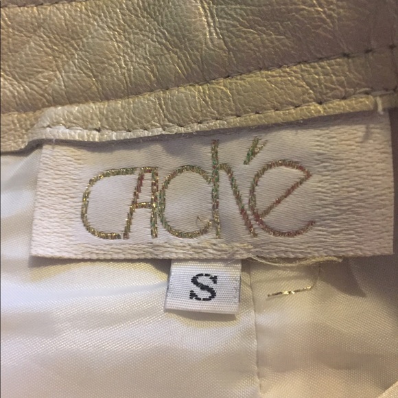 LEATHER VINTAGE Cache pencil skirt - Picture 5 of 7